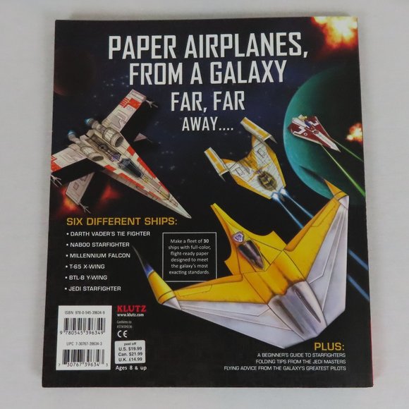 Star Wars Folder Flyers Paper Airplane Book - Picture 3 of 9